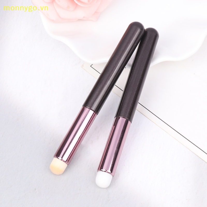 Monnygo Cọ Trang Điểm Môi mini Đầu Tròn Tự Nhiên Chuyên Nghiệp vn
