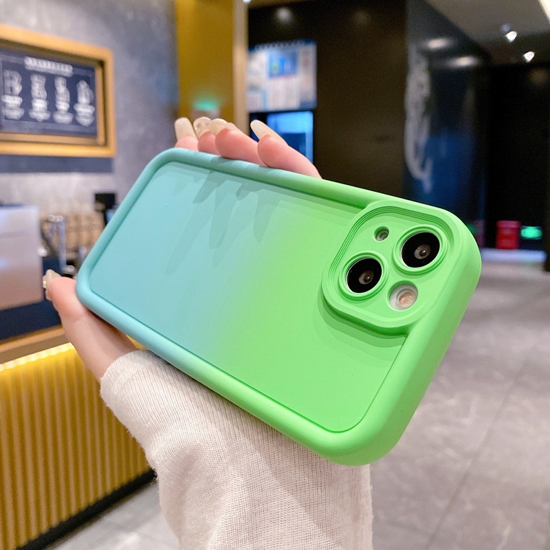 Ốp Điện Thoại Silicon Màu gradient Cho huawei honor 90 lite 70 x9b x9a x7a x7 x8 x9 4g 5g