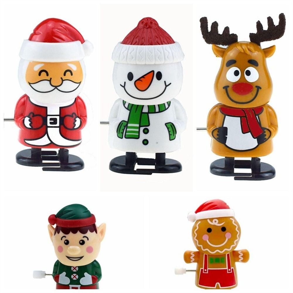 Mmluck Đồ Chơi Lên Dây Cót Hình Ông Già Noel Tuần Lộc Lắc Đầu Làm Quà Tặng Giáng Sinh Năm Mới