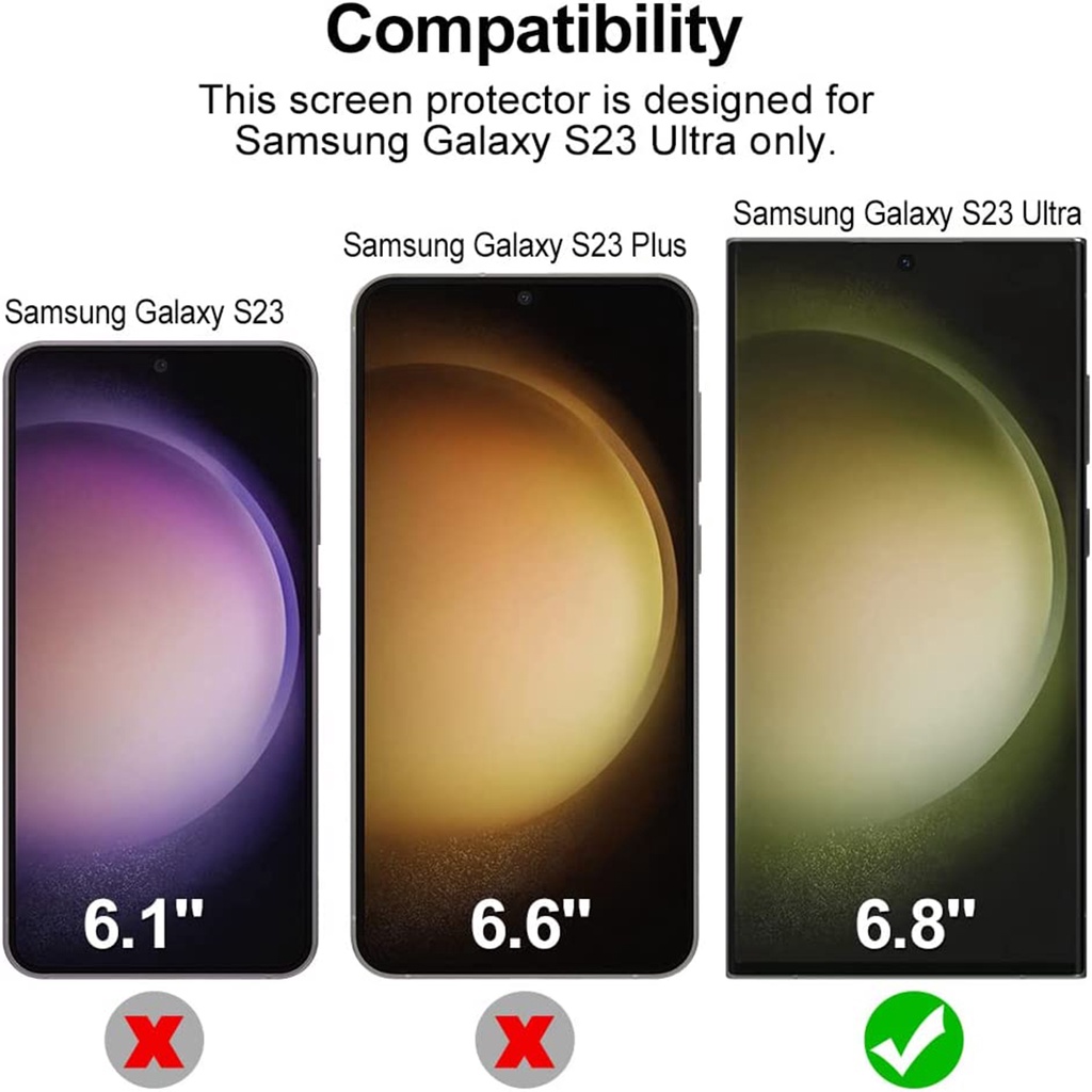 Kính Cường Lực Cong Bảo Vệ Màn Hình Điện Thoại samsung galaxy s23 ultra