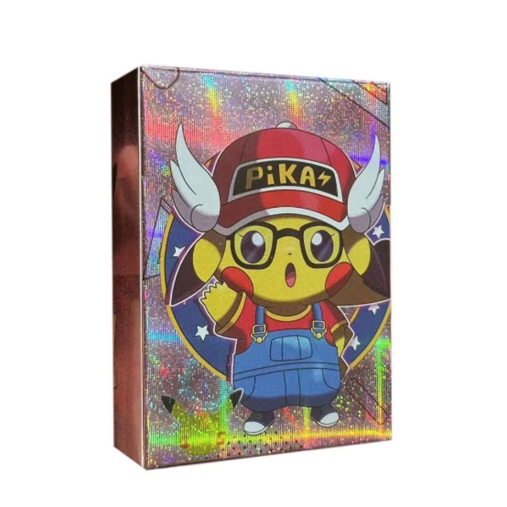Mmluck Thẻ Bài pikachu Ba Chiều Sáng Bóng Hình Nhân Vật anime pikachu Ba Chiều diy Sáng Tạo Làm Quà Tặng