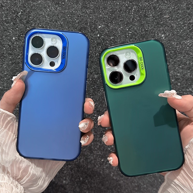 Ốp lưng Matte Laser Samsung Galaxy A54 A34 A24 A14 A73 A53 A52 A52S A23 A13 4G 5G Colored silver Soft Edge Anti-fall Hard Phone Back Case Cover CYD 01