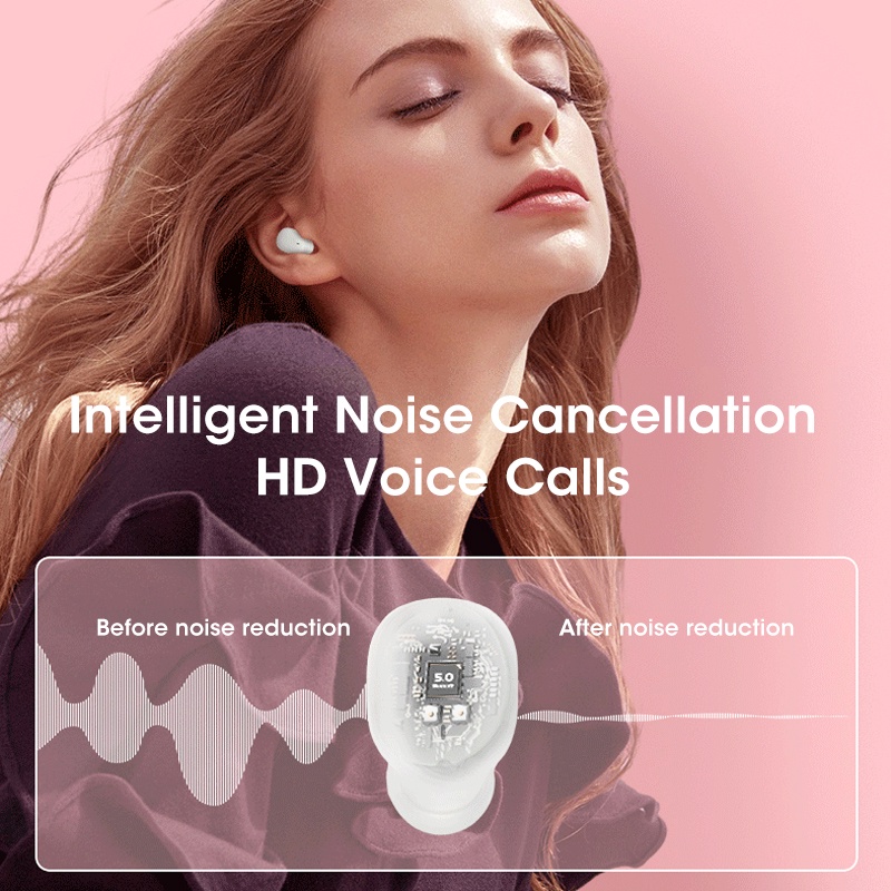 Niye Tai Nghe Nhét Tai Không Dây bluetooth 5.3 Cho android / ios
