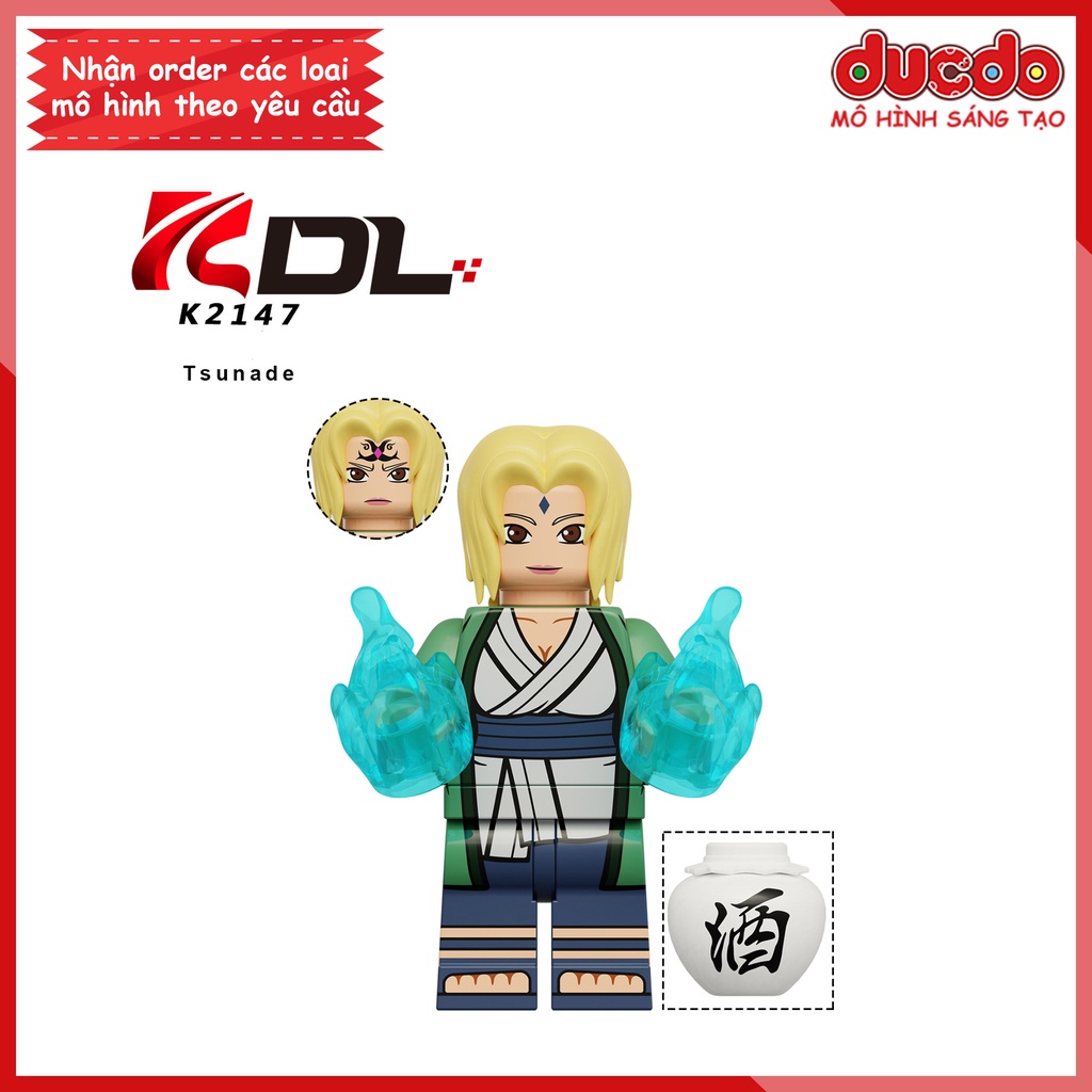 Minifigures các nhân vật trong Naruto Hokage Asuma Kurenai - Đồ chơi Lắp ghép Xếp hình Mô hình Mini Koruit KDL819