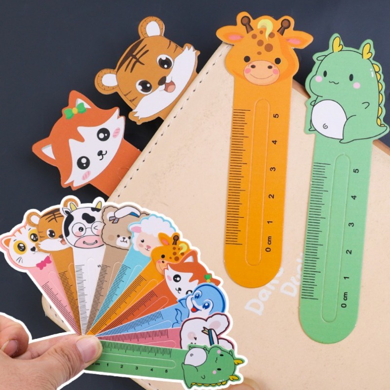 Bộ 50 Giá Đỡ Sách Giấy Vẽ Hình Động Vật Dễ Thương Sáng Tạo