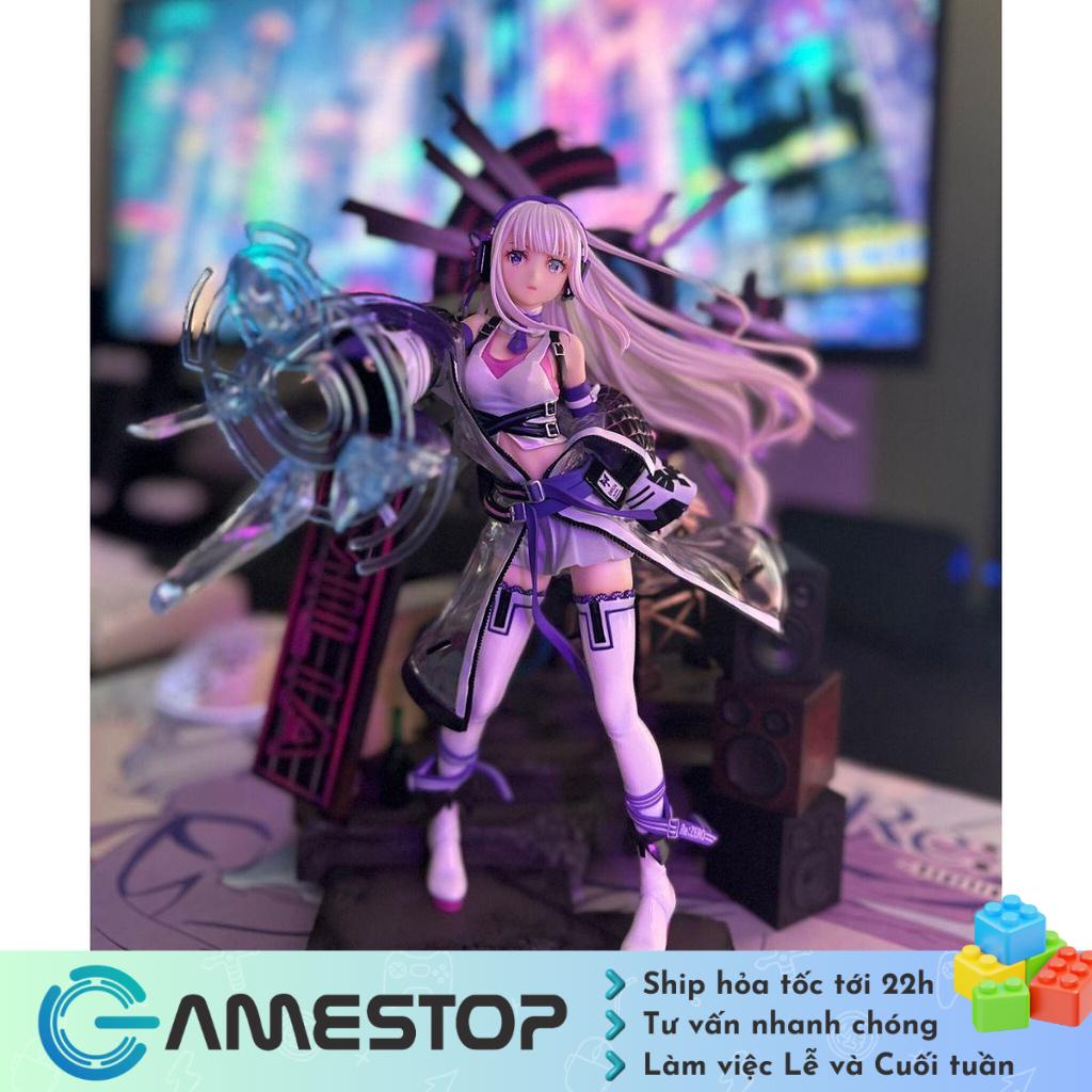 Mô hình Alpha Satellite Shibuya Scramble nhân vật Emilia Neon City Ver dòng Re Zero 1/7 scale figure nguồn Nhật RZAS03