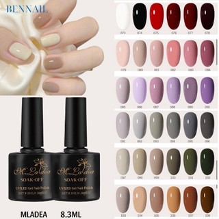 Sơn gel Mladea 8.3ml mã 69-138 sơn gel chuẩn màu đen trắng sơn thạch, sơn gel thạch sơn móng tay dùng base top máy hơ uv