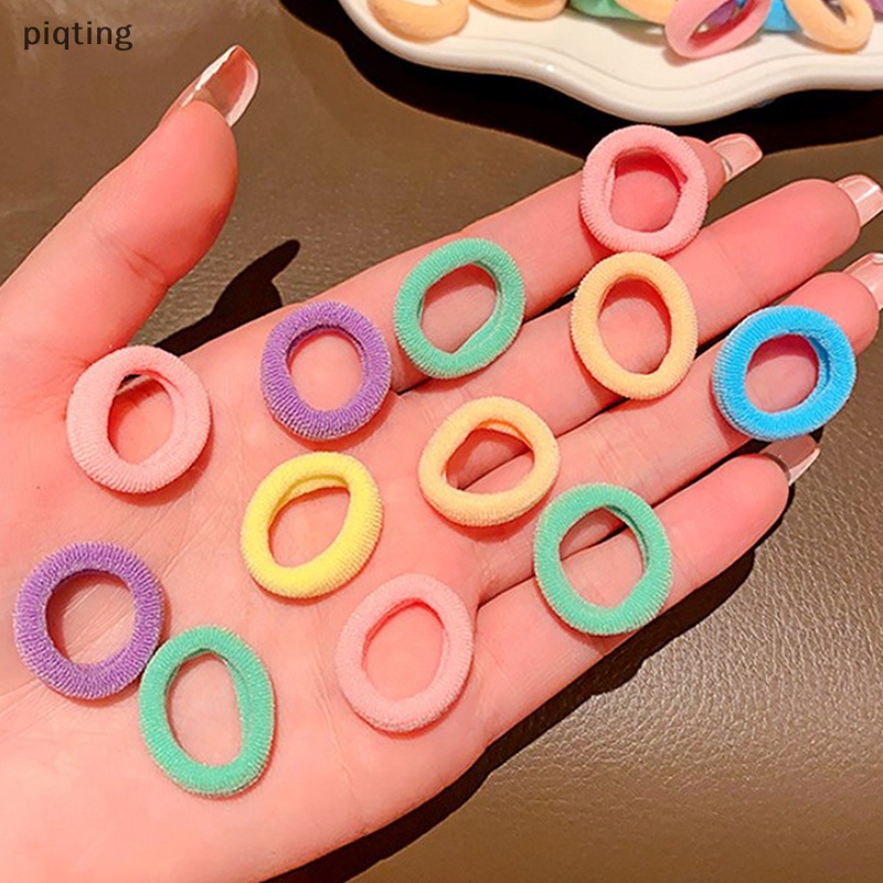 Bộ 100 Dây Buộc Tóc nylon mini Nhiều Màu Sắc Cho Bé Gái