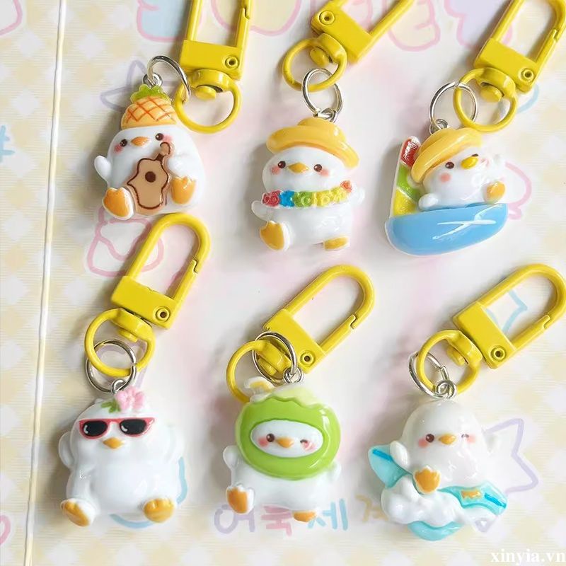 🌺🌺Móc Chìa Khóa Hình Vịt Xinh Xắn Dễ Thương Mới