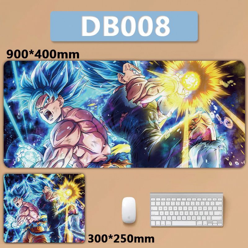 Tấm Lót Chuột Máy Tính Để Bàn Cỡ Lớn In Hình son goku super saiyan Trong anime dragon ball