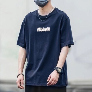 Áo Thun cotton Ngắn Tay Dáng Rộng Thời Trang Nhật Bản Dành Cho Nam