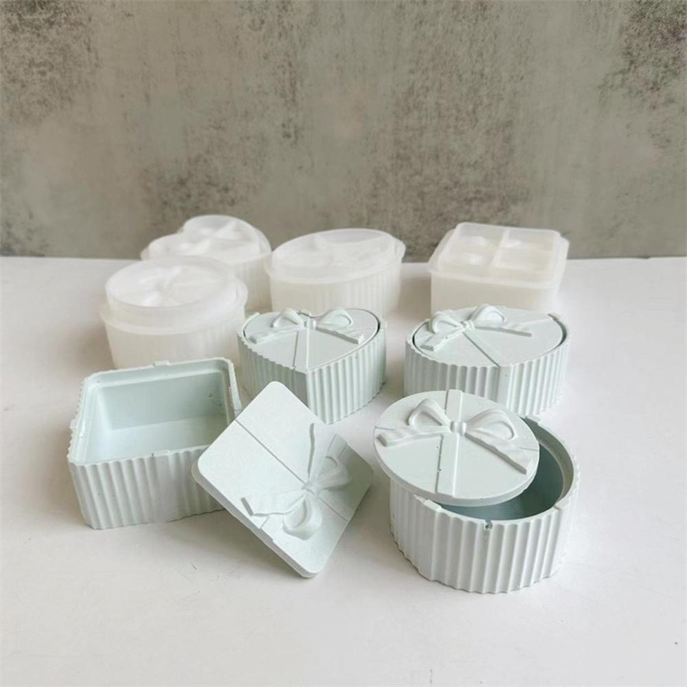 Khuôn silicone Làm Hộp Trang Sức Thủ Công Hình Sọc Dọc Độc Đáo