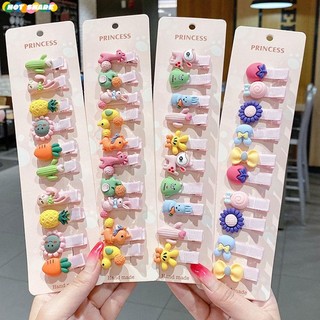 Set 10 kẹp tóc mini dễ thương cho bé