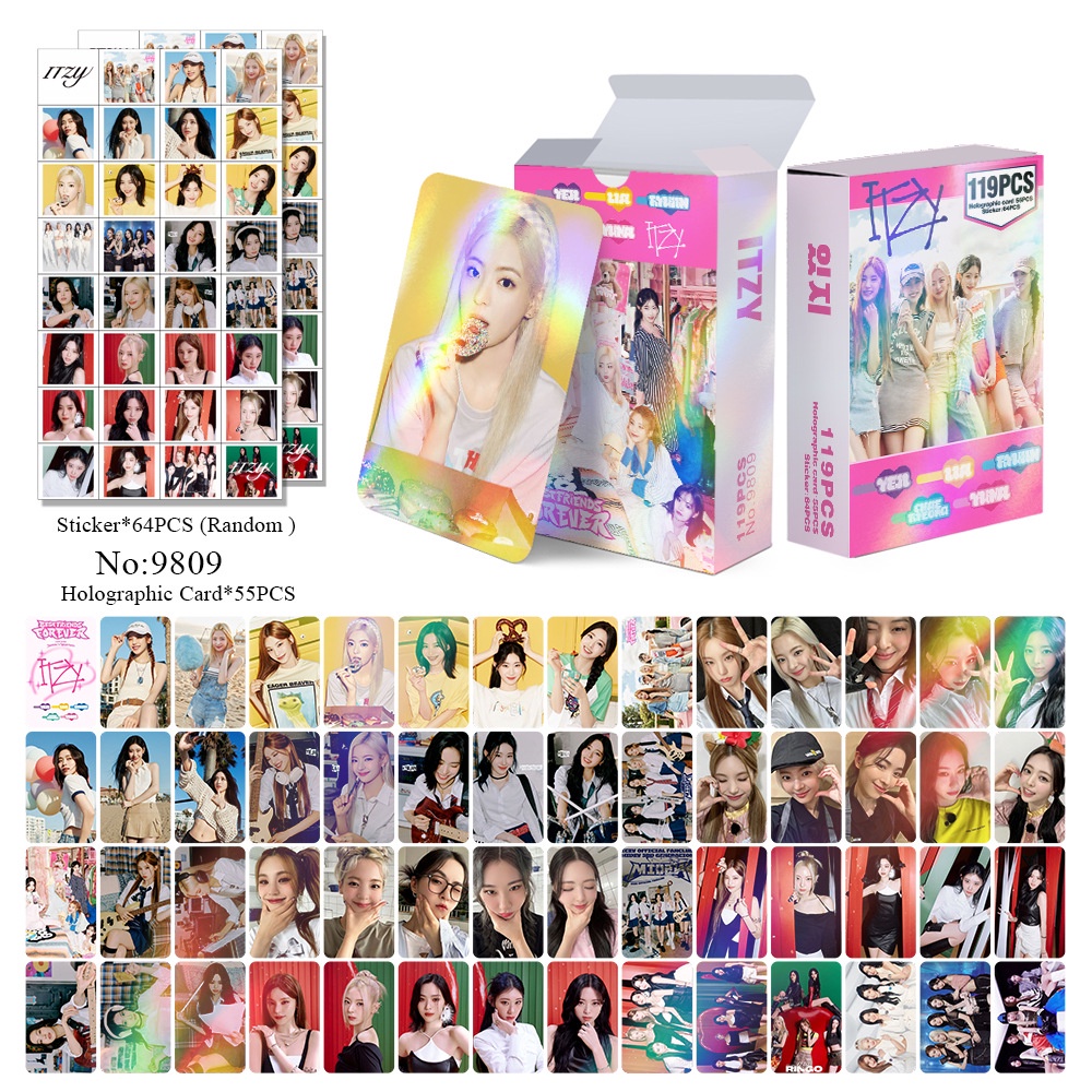 ITZY Album RINGO BEST FRIENDS FOREVER Laser Lomo Card Photocard
