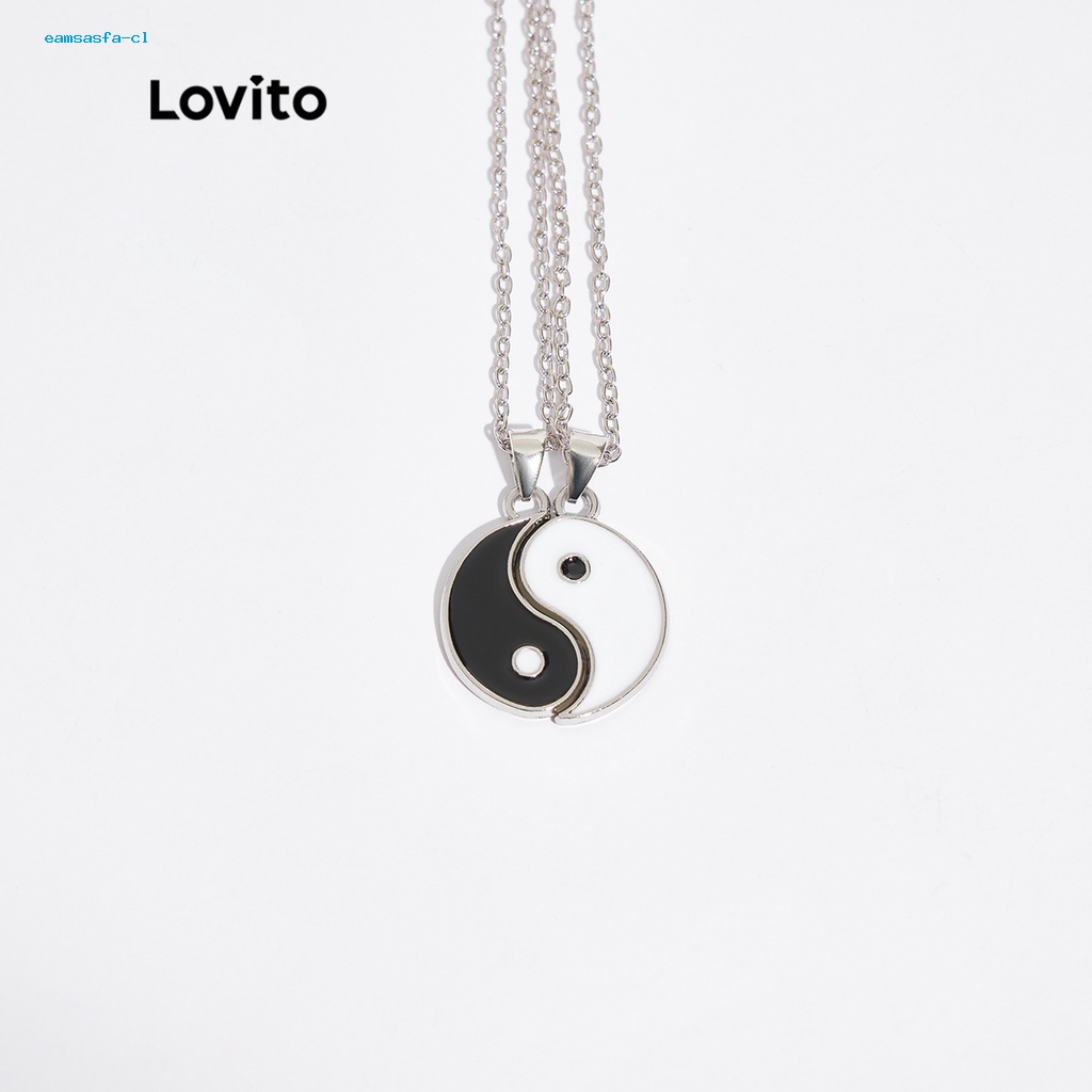 2 Dây Chuyền Mặt Âm Dương / Bạc Cho Cặp Đôi l46ad001