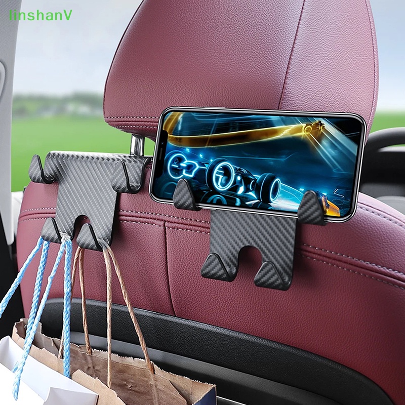 Giá Đỡ Điện Thoại Gắn Ghế Ngồi Xe Hơi Bằng Sợi carbon