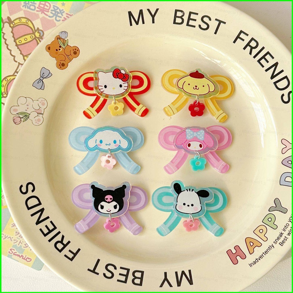 Kẹp Tóc Hình sanrio kuromi Cinnamoroll Dễ Thương Cho Bé Gái