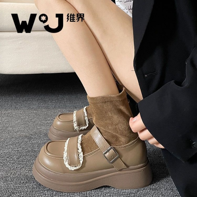 Giày Bốt martin Dạng Vớ Co Giãn Dày Dặn Phong Cách Pháp Thời Trang Thu Đông 2023 Cho Nữ