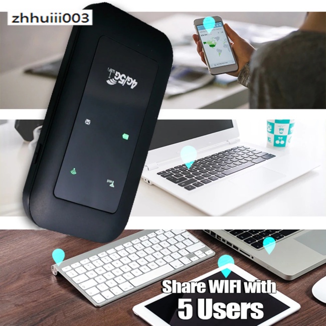 Zhihui Thiết Bị Khuếch Đại Sóng wifi 150mbps lte Cổng usb 4g Kèm Khe Thẻ sim Tiện Dụng