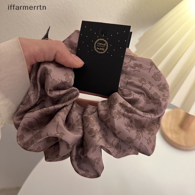 Dây Cột Tóc In Họa Tiết Hoa Phong Cách Pháp Thời Trang Mùa Hè 2023 Mới Cho Nữ