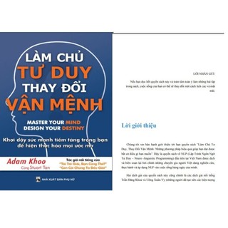 Làm chủ tư duy thay đổi vận mệnh (Mối quan hệ giữa tư duy và vận mệnh)