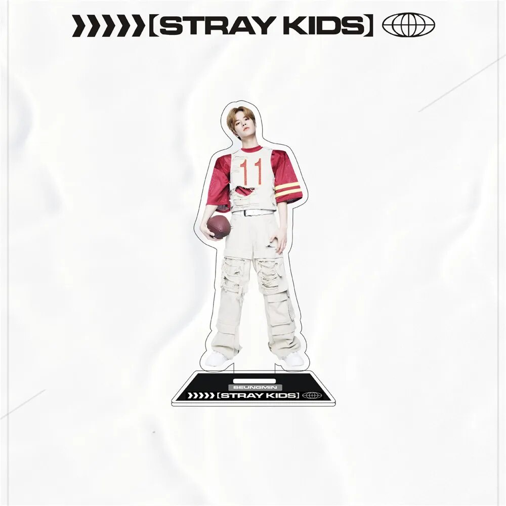 Mô hình Standee Kpop Stray Kids Hyunjin Felix Bangchan Lee Know Changbin Seungmin Phụ kiện trang trí để bàn góc học tập
