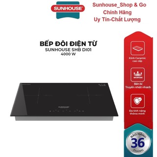 Bếp đôi điện từ sunhouse shb-di01_hàng chính hãng