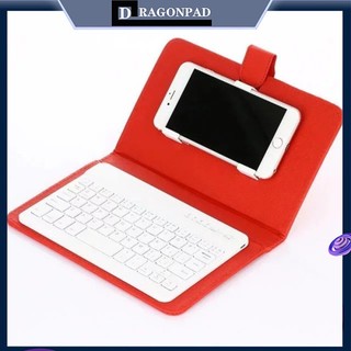 Bao da pu kèm bàn phím bluetooth không dây cho iphone 4.2-6.8 inch