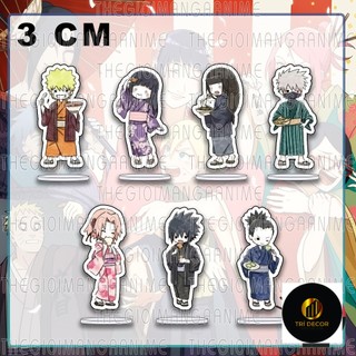 Mô hình standee NARUTO ver MẮT TRÒN acrylic standee in hình anime mica trang trí trưng bày