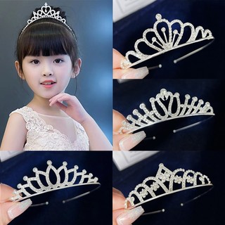 Phụ kiện vương miện cài tóc xinh xắn cho bé gái