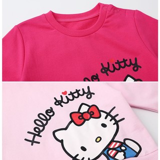 Đầm Hello Kitty Màu Đỏ Dễ Thương Cho Bé Gái