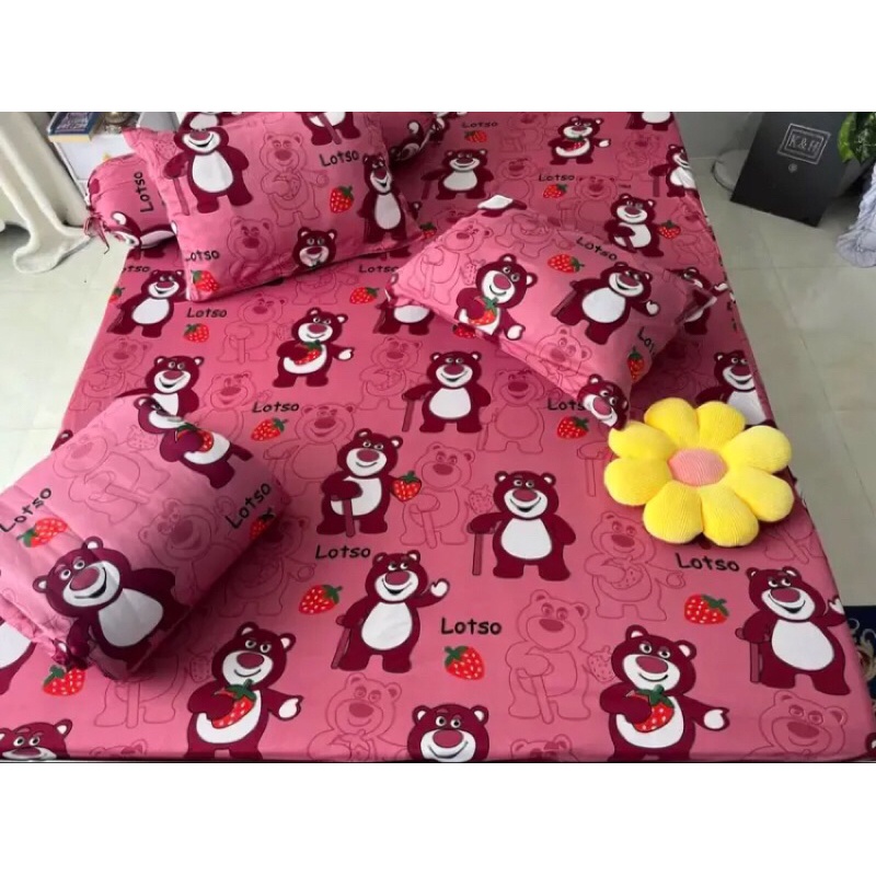 BỘ GA THUN 2mx2m2 Hàn Quốc 4 món Văn Thái Bedding