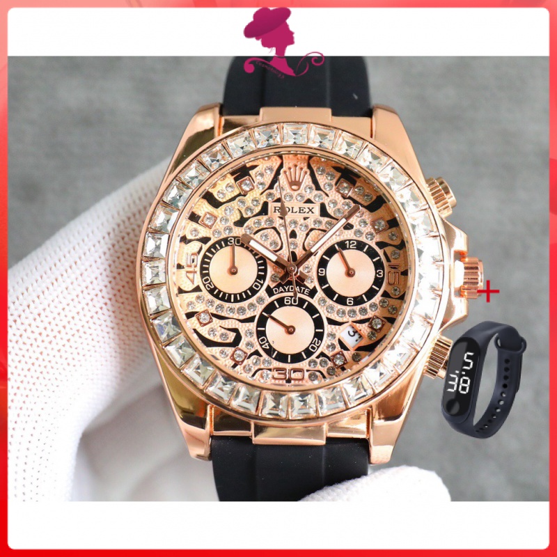 rolex Đồng Hồ Nam Chống Thấm Nước Kiểu Dáng Sang Trọng # 10957