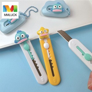 Mmluck hộp dụng cụ cắt giấy thủ công mini hình cá hề cá hề cá hề