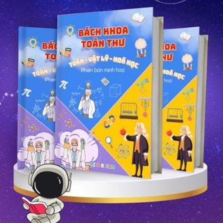 Sổ tay bách khoa toàn thư toán, lý, hóa cho bé 3-14 tuổi