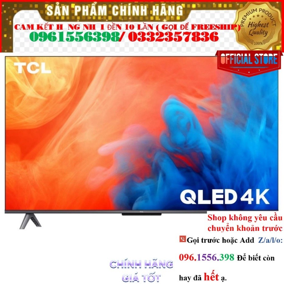 Google Tivi QLED TCL 4K 65 inch 65Q646  @Sale