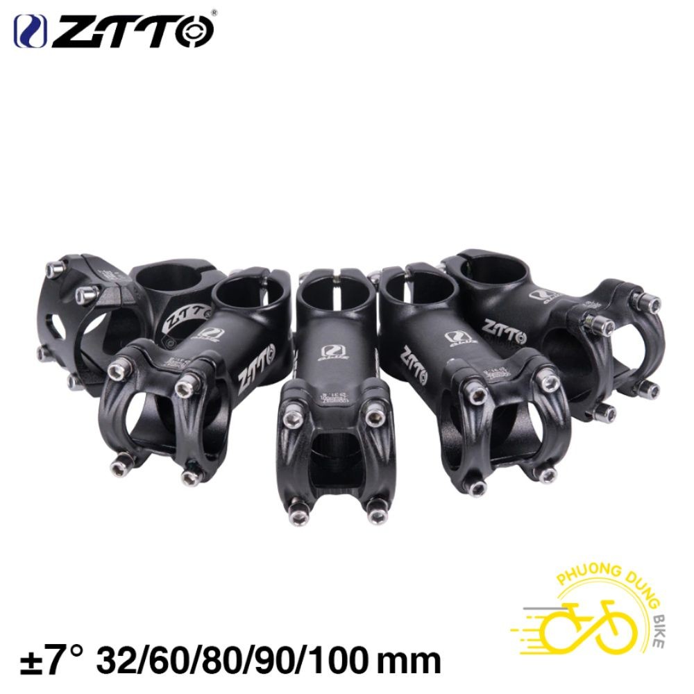 Pô tăng nhôm xe đạp ZiTTO 31.8x32/60/80/90/100mm - Nhiều cỡ