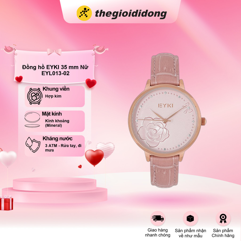 Đồng hồ EYKI 35 mm Nữ EYL013-02