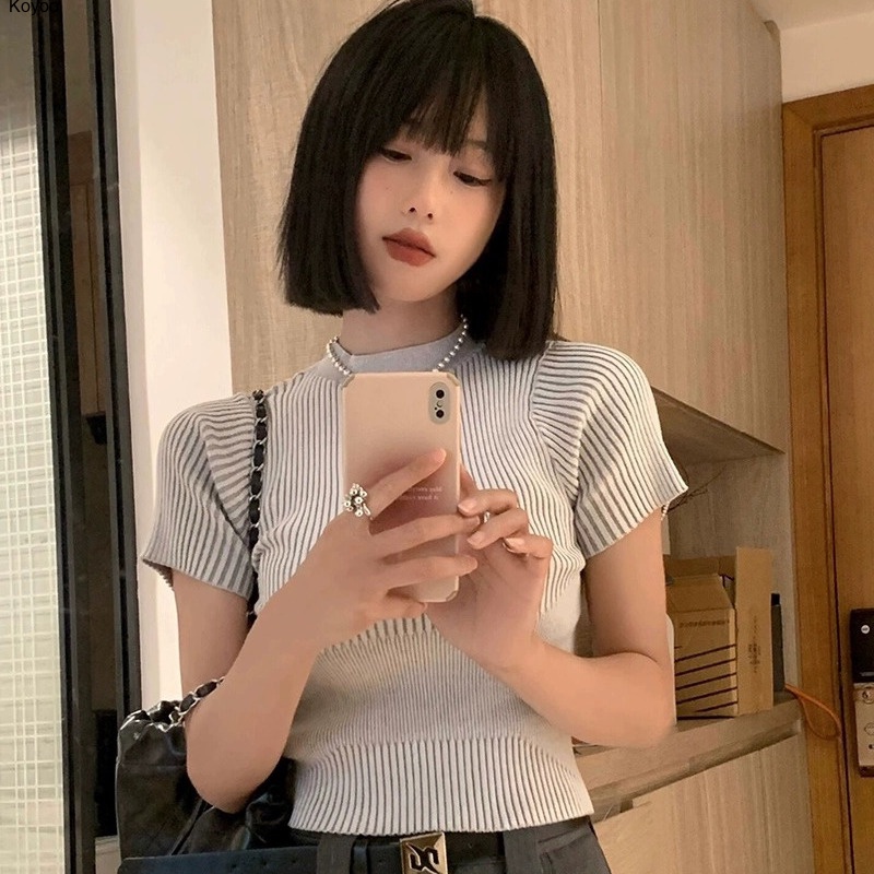 Galaxy áo phông áo thun nữ croptop baby tee Thời trang hàn quốc  fashion Thời trang Đẹp Comfortable A29J2G8