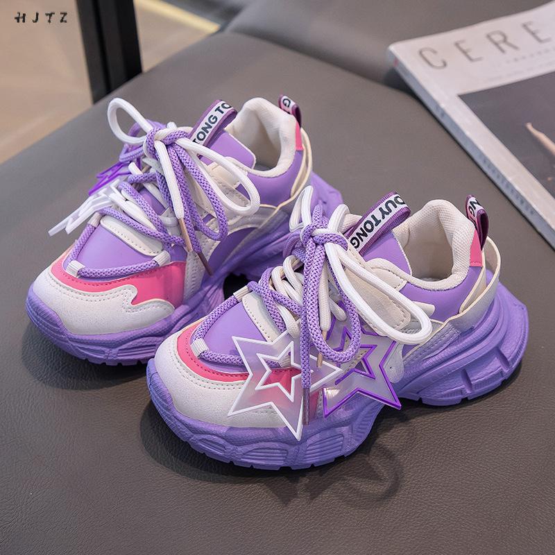 Giày Thể Thao Đế Mềm Chống Trượt Thoáng Khí Thời Trang Cho Bé