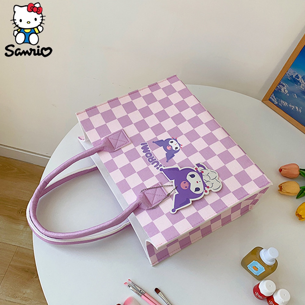 Mới Túi Xách Tay / Đeo Vai Sức Chứa Lớn Họa Tiết Hoạt Hình kuromi my melody Cho Nữ