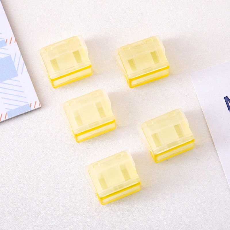 Kẹp tài liệu, giấy BASIC nhiều màu kiểm tra Harajuku dê thương