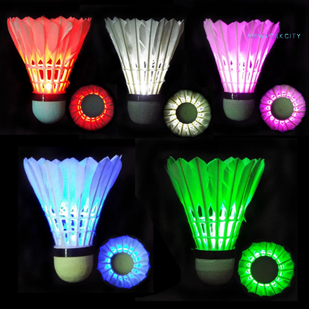 Ny Quả Cầu Lông Ngỗng Có Đèn led Phát Sáng