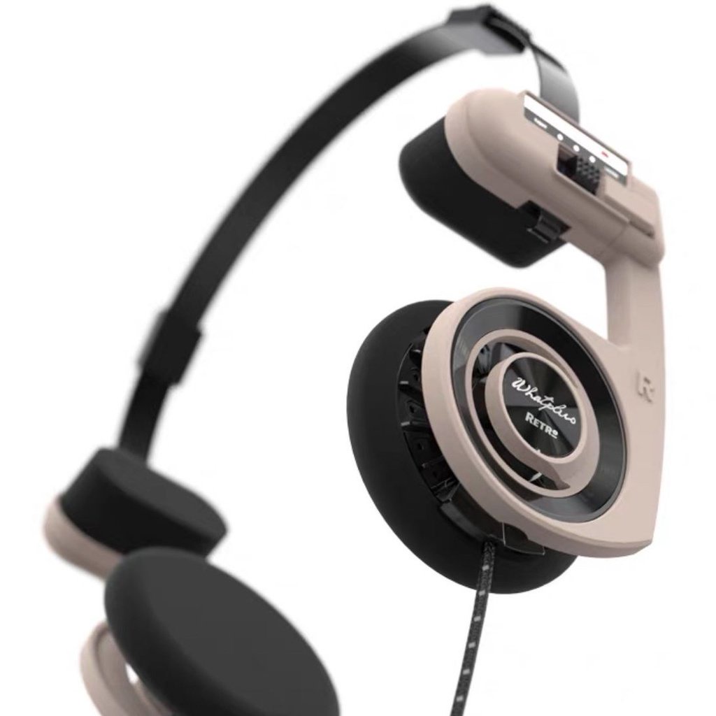 Whatplus Tai Nghe bluetooth Không Dây Phong Cách retro Nhật Bản