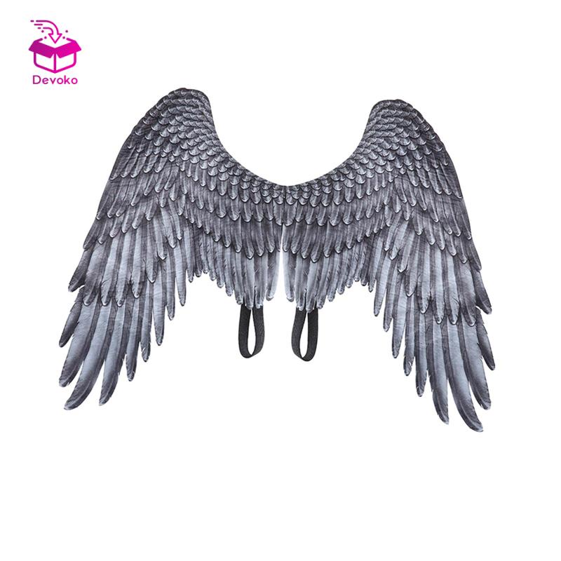 Mô Hình Cánh Thiên Thần Bằng Vải Không Dệt Trang Trí halloween Cho Bé 5-10 Tuổi