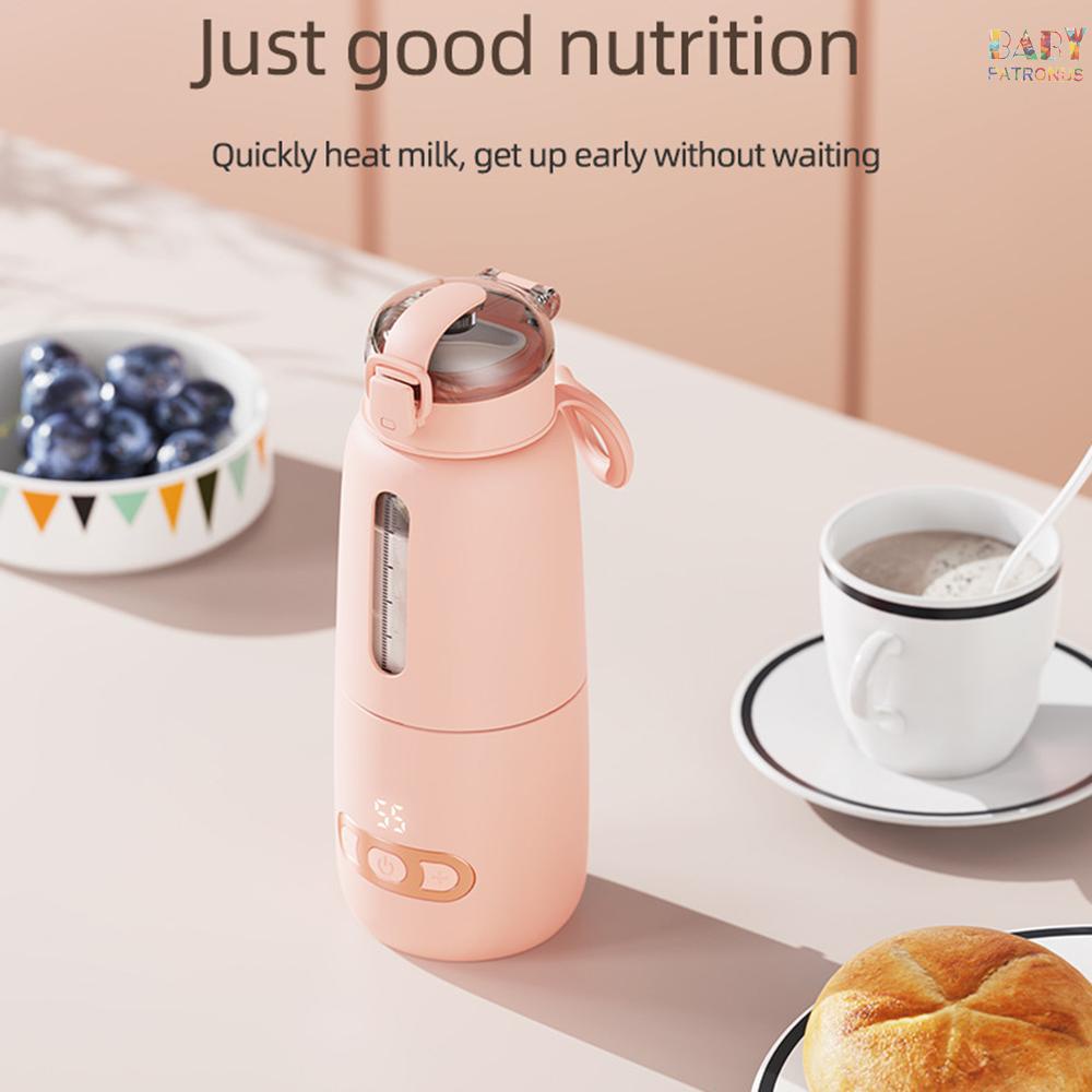 Bình Đun Nước Di Động Không Dây Tích Hợp Pin 300ml Cho Bé