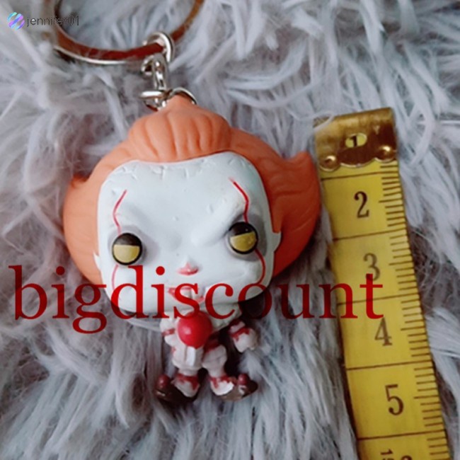 Jen funko pop Móc Khóa Bỏ Túi: Kinh Dị - pennywise Với Bong Bóng / Tóc Giả / Chân Nhện Phim Búp Bê