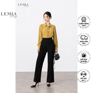  Quần Nữ Suông Cạp Xếp Ly Dáng Công Sở Thời Trang Thanh Lịch By LEMIA Design - 22Q047 