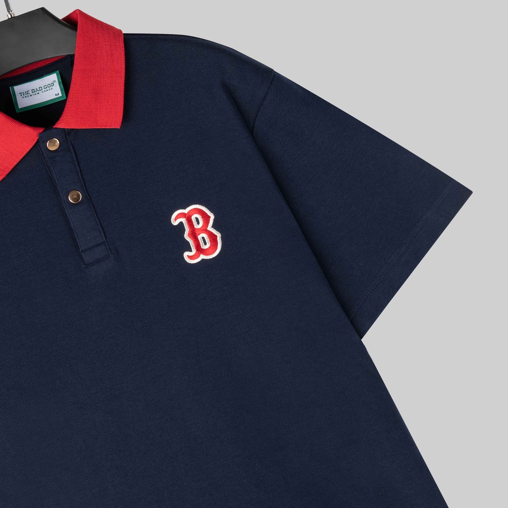 Áo polo The Bad God Classic Navy