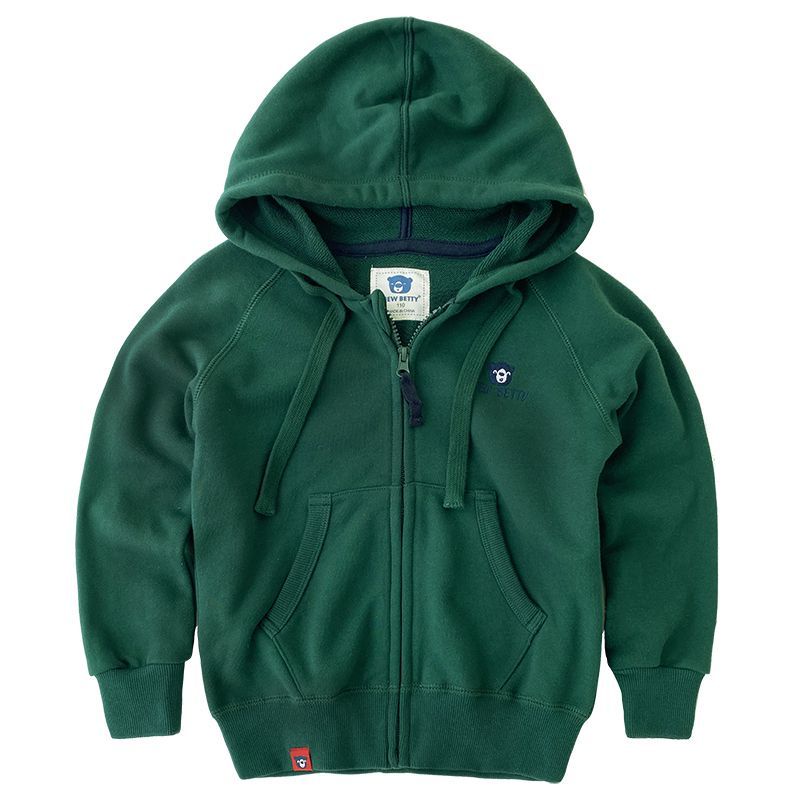 Áo Khoác hoodie Thể Thao Có Khóa Kéo Thời Trang Xuân Thu Cho Bé Trai